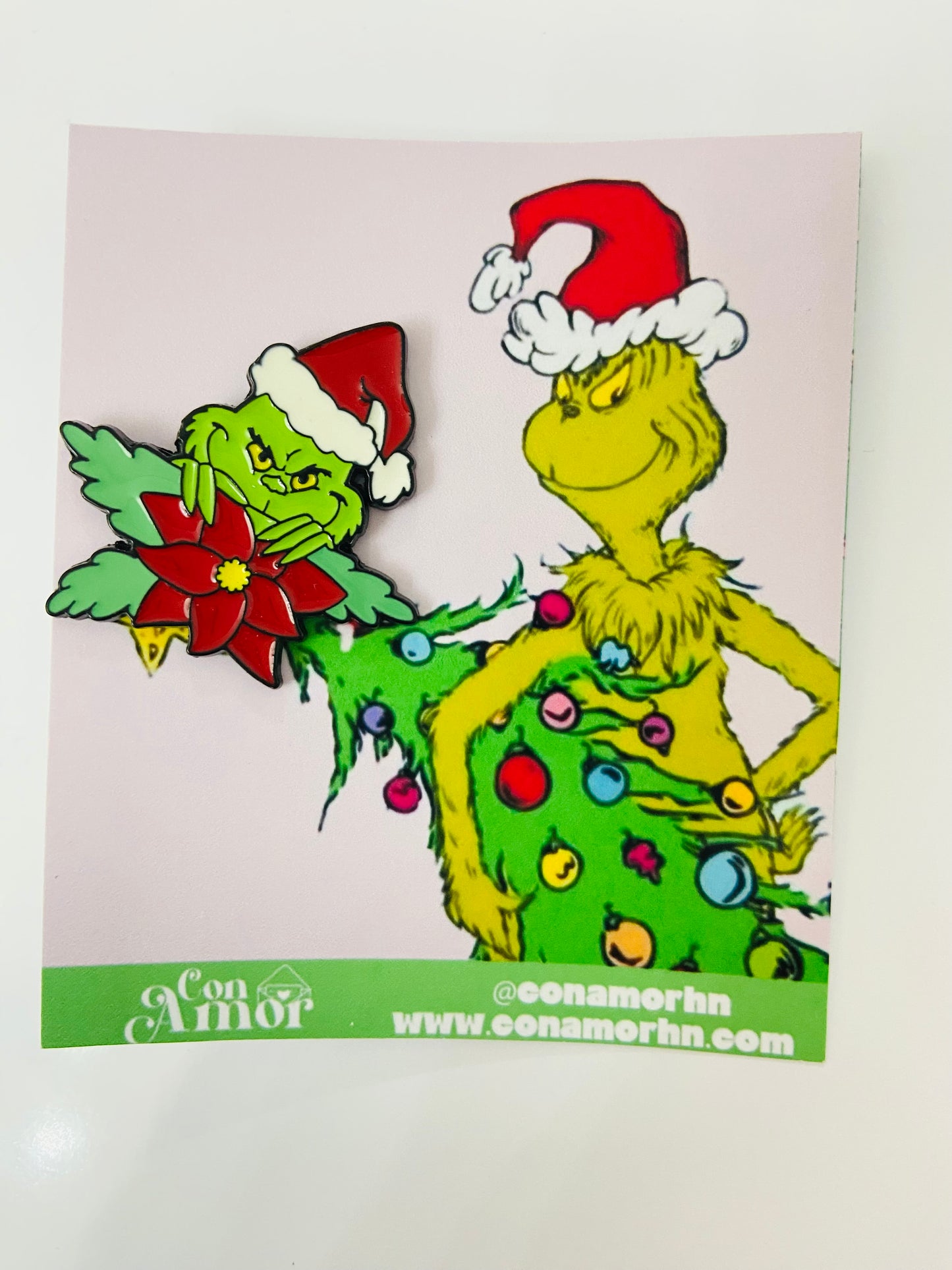 Pin navideño el Grinch