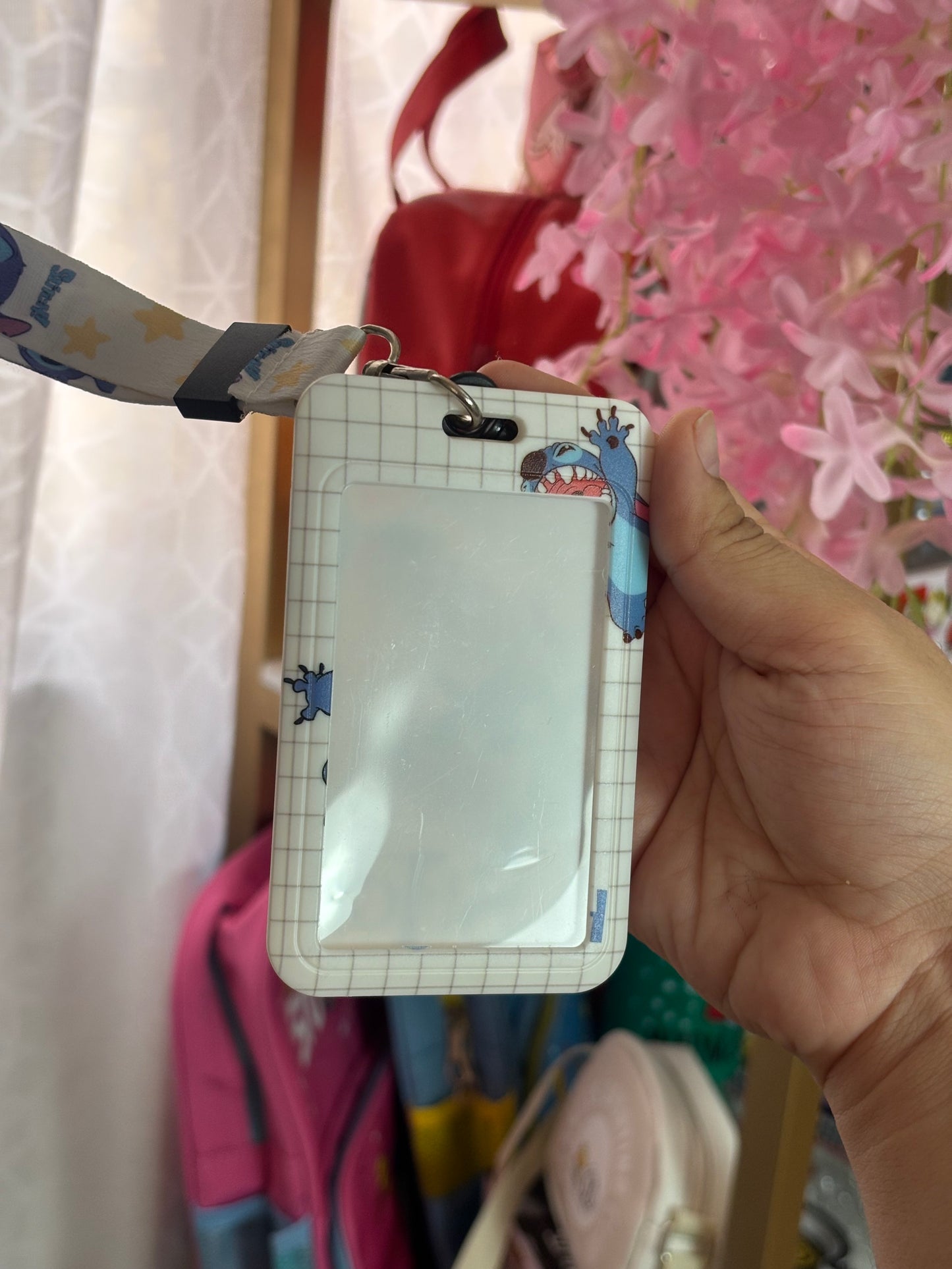 Porta carnet de stitch