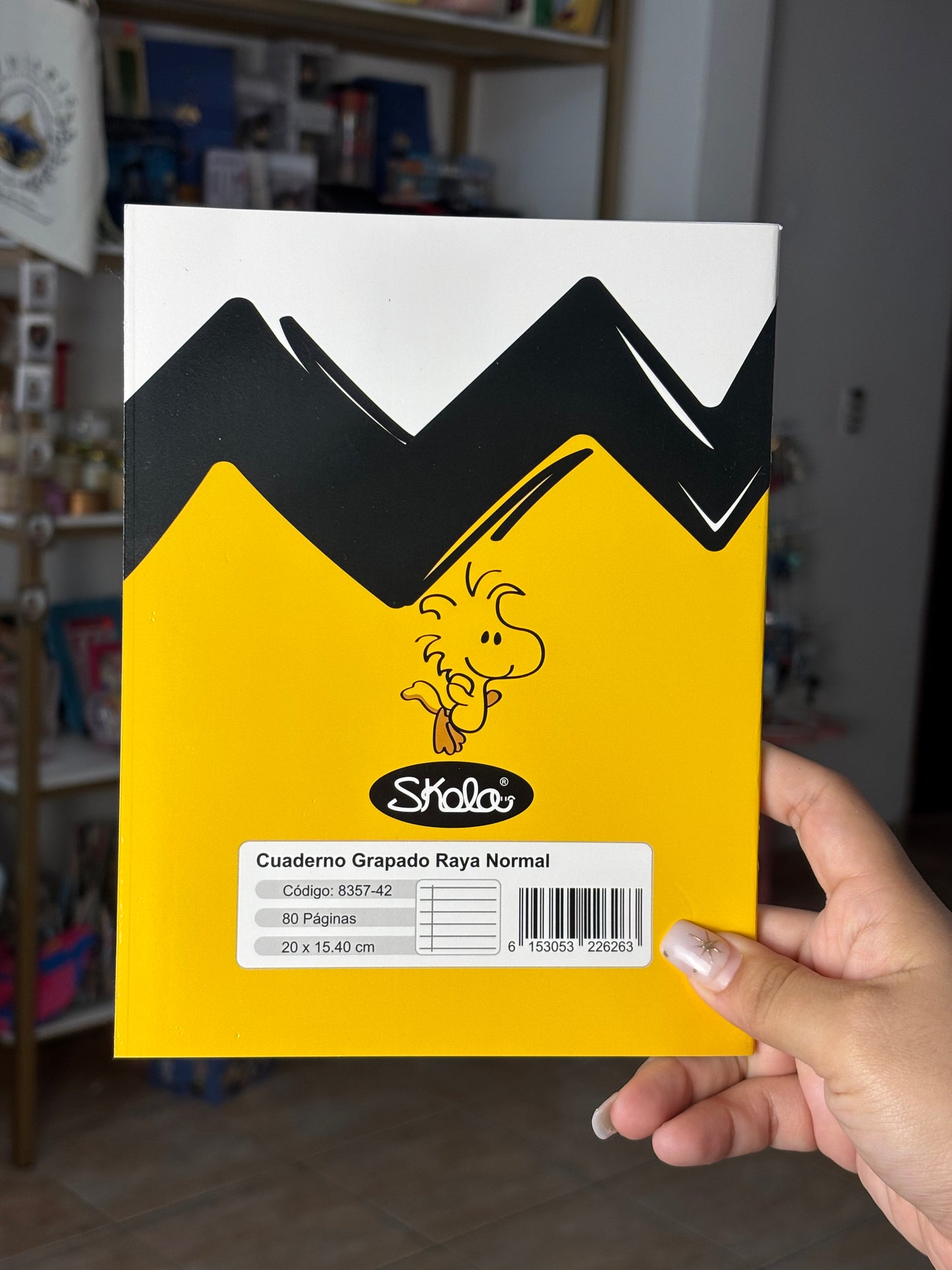 Cuadernillo Snoopy 40 hojas