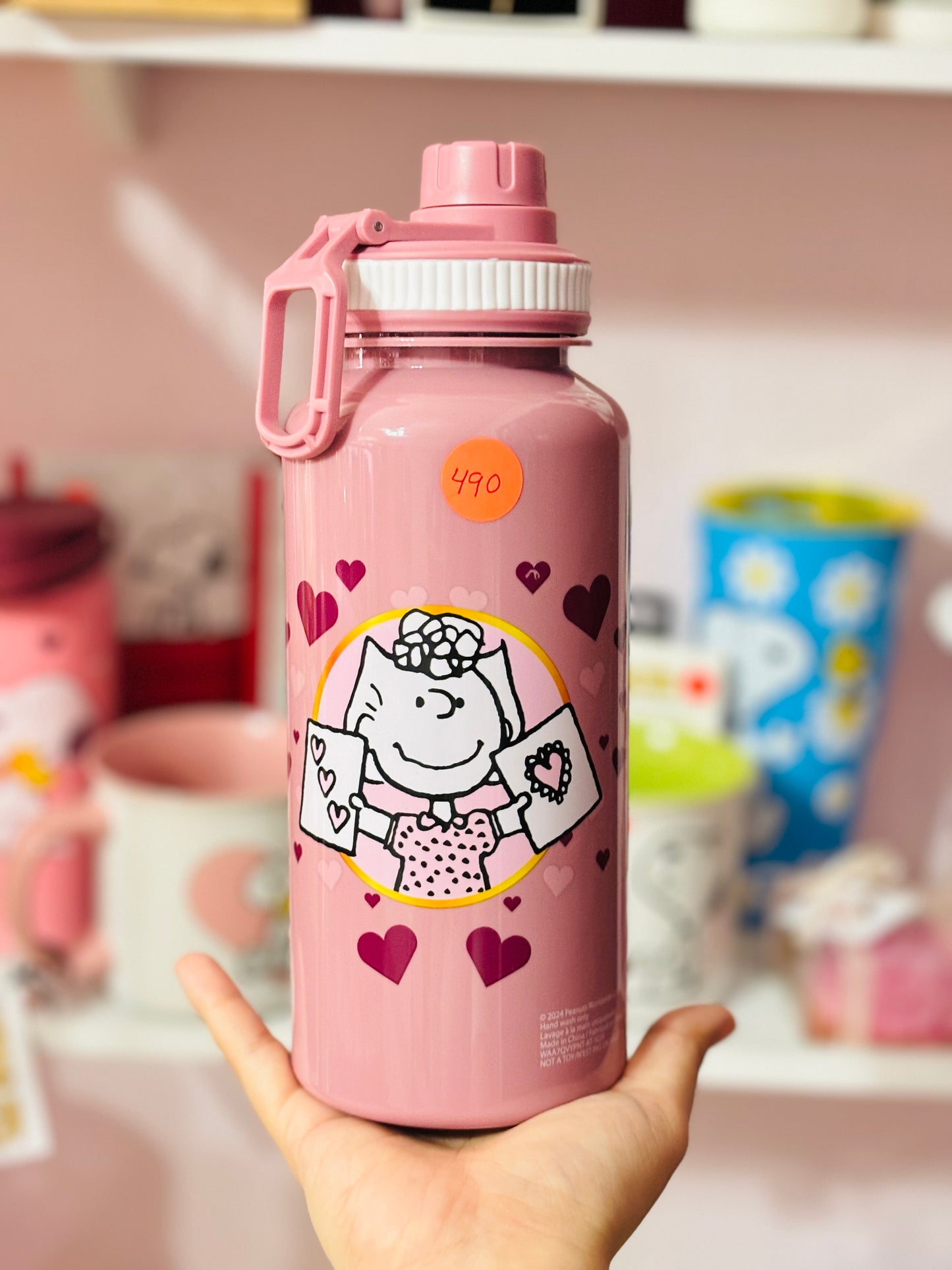 Termo plastico 24oz Snoopy
