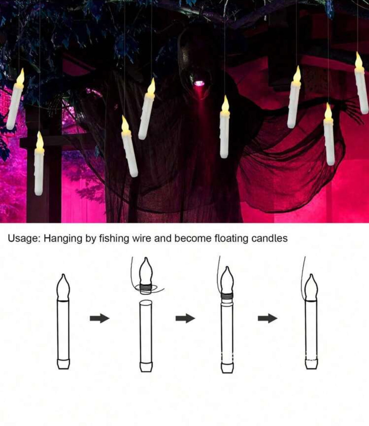 Candelas flotantes harry potter