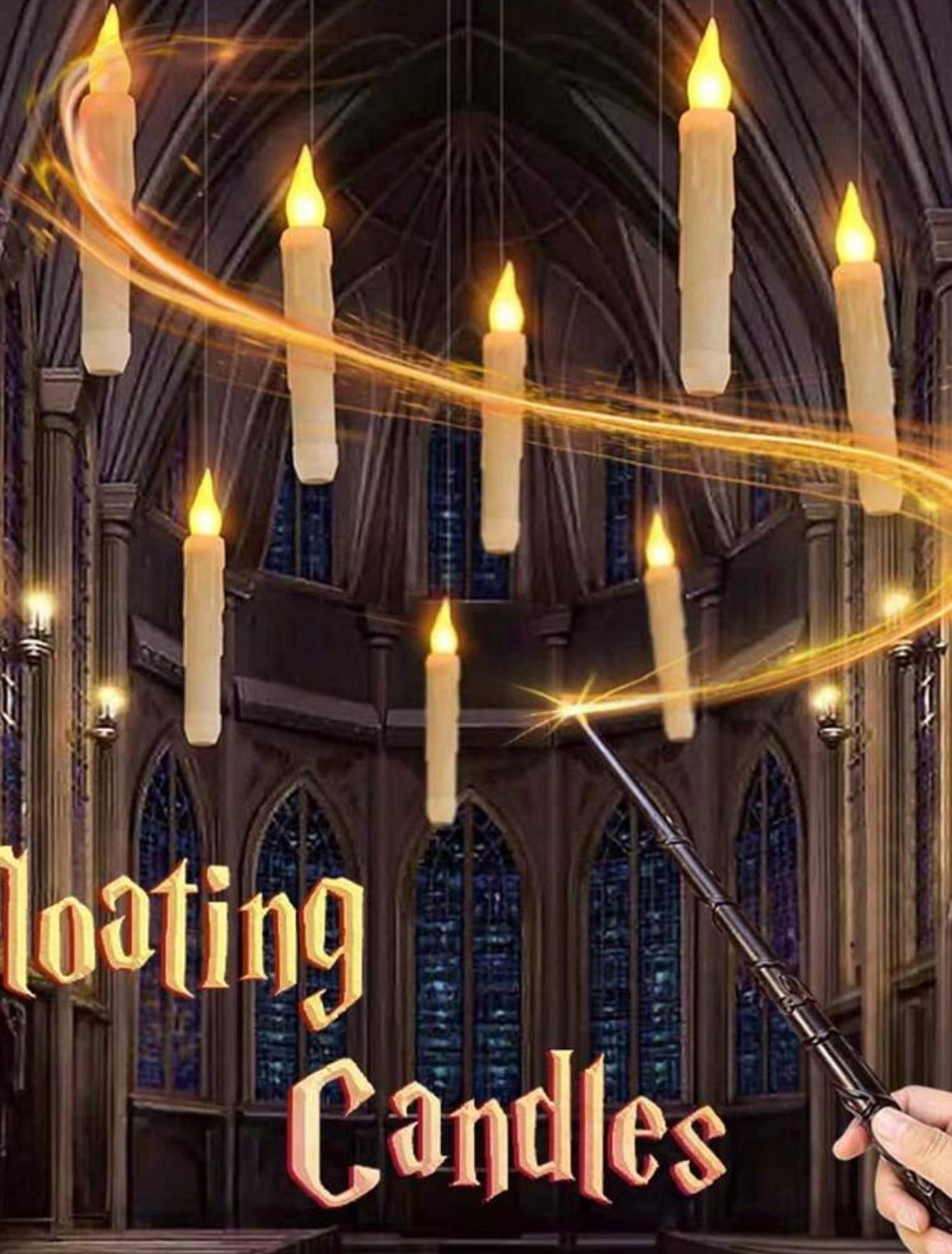 Candelas flotantes harry potter