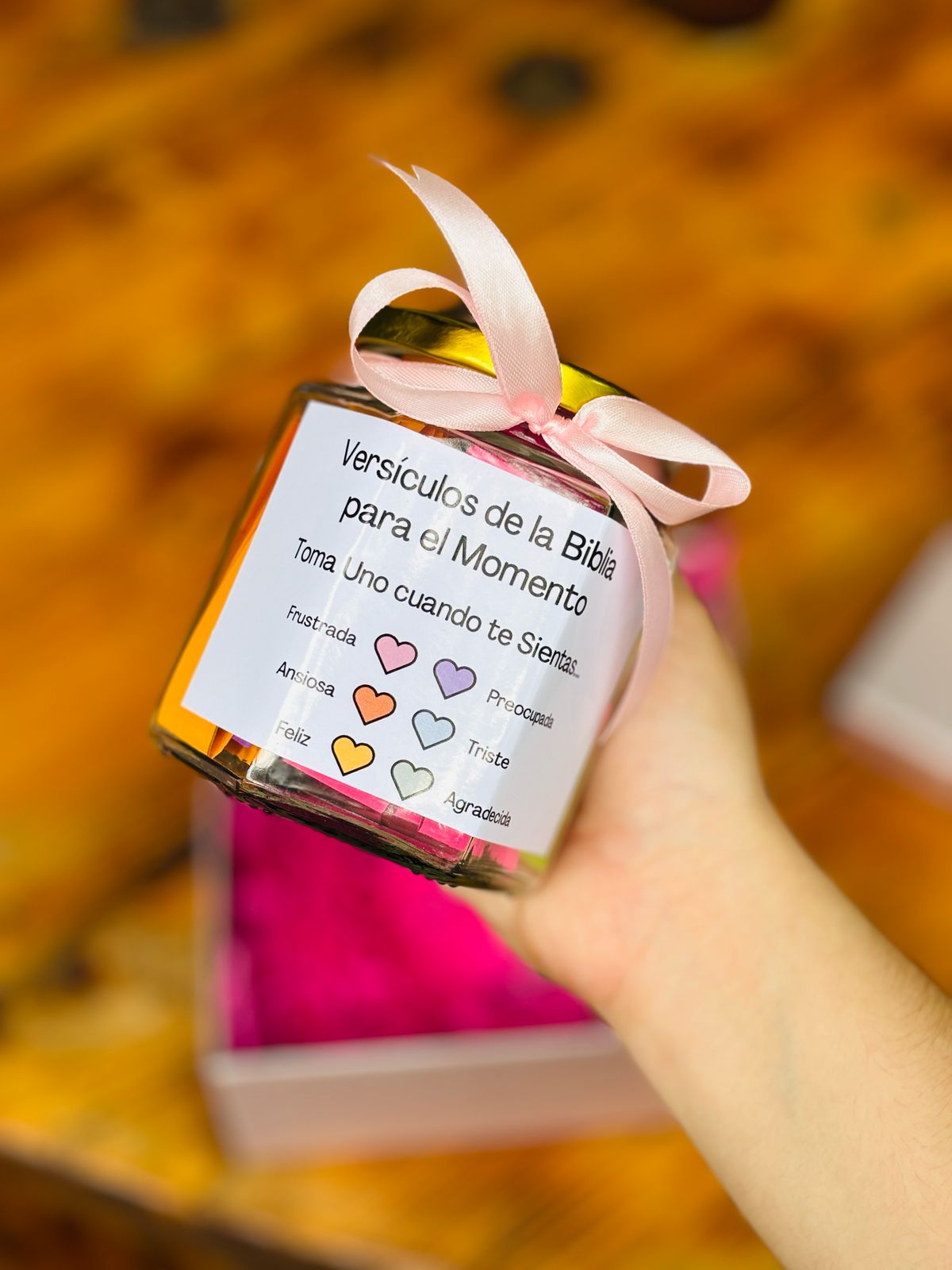 Bote de versículos bíblicos EN BOLSA