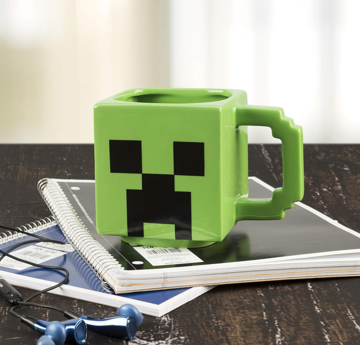 Taza Minecraft creeper