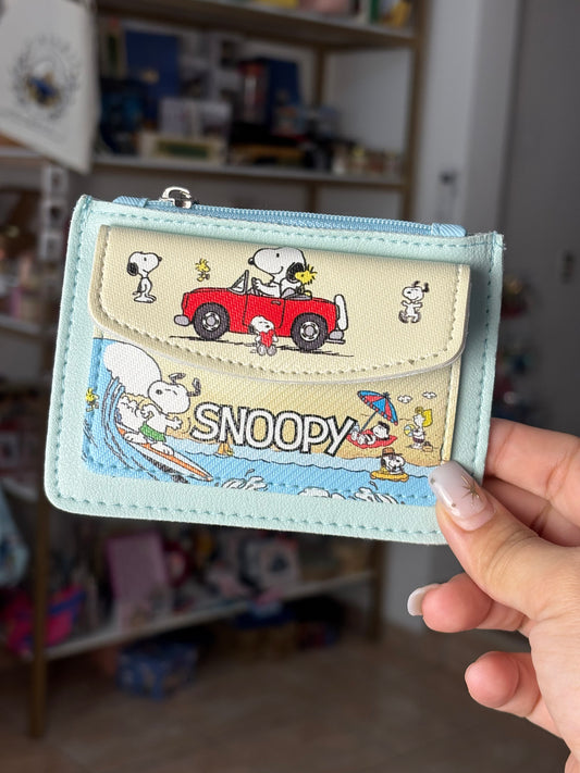 Tarjetero Snoopy