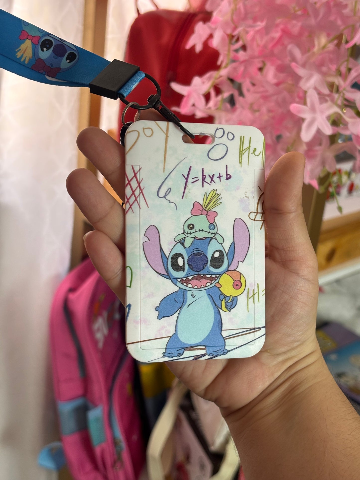 Porta carnet de stitch