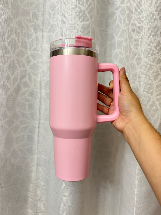 Termo térmico rosado 40oz