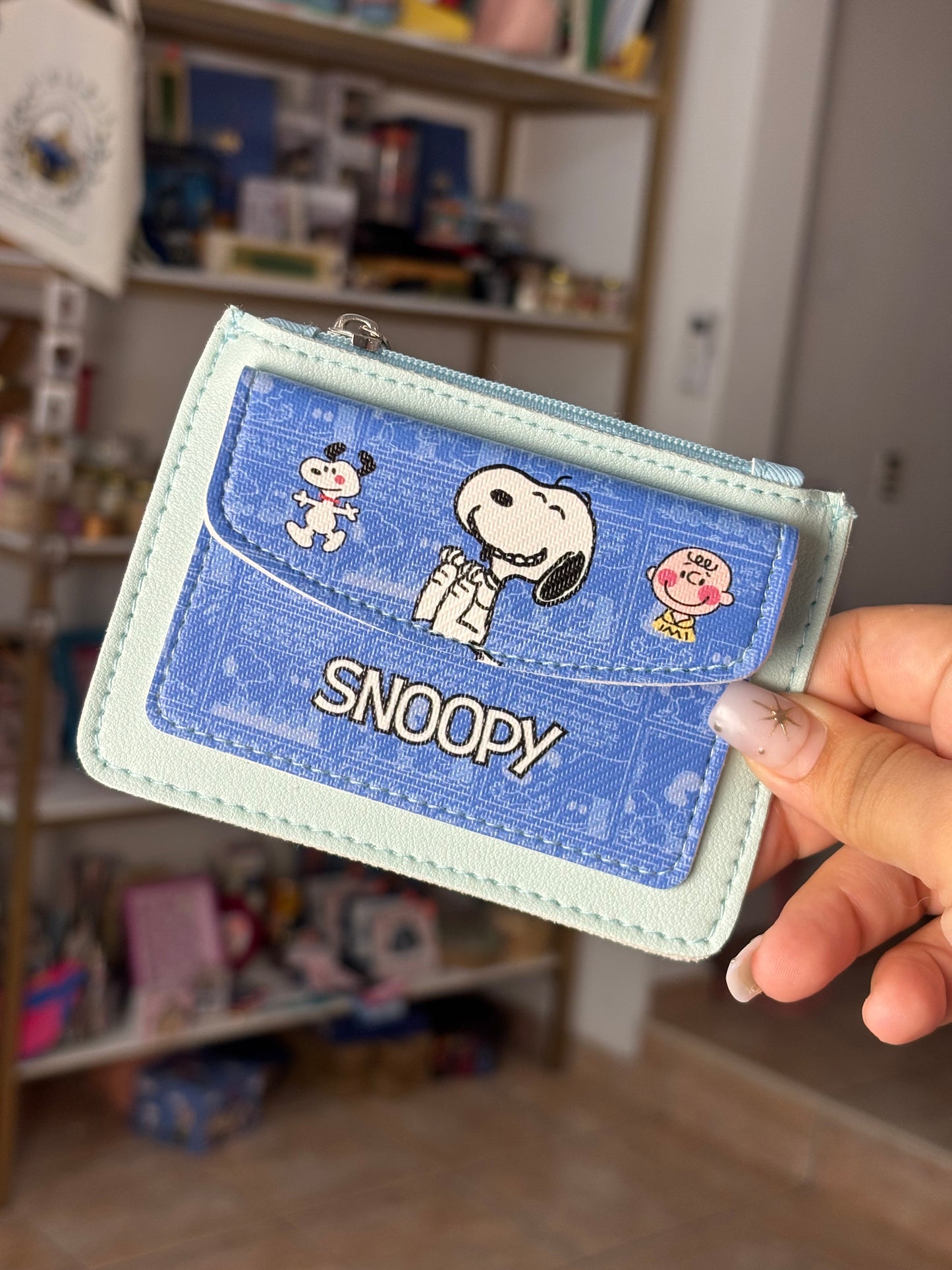 Tarjetero Snoopy