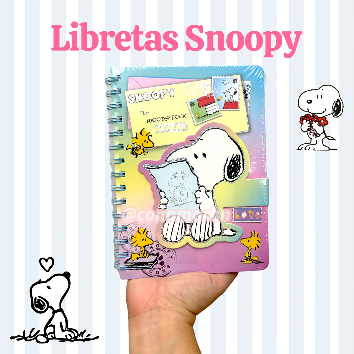 Libreta Snoopy