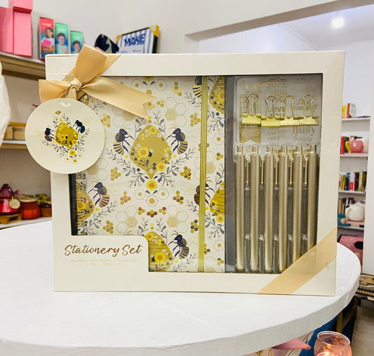 Libreta y plumas set stationary