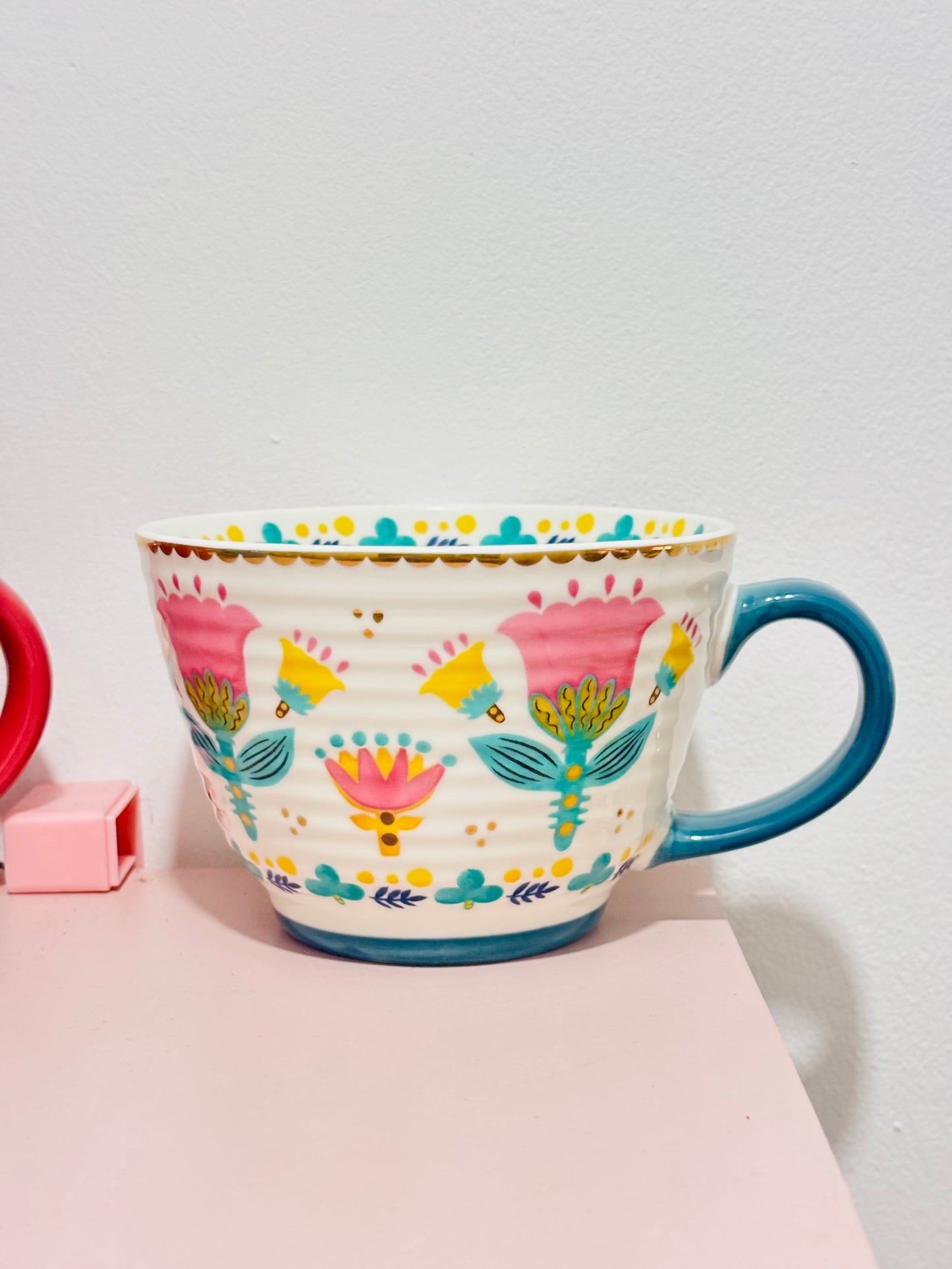 Taza de flores