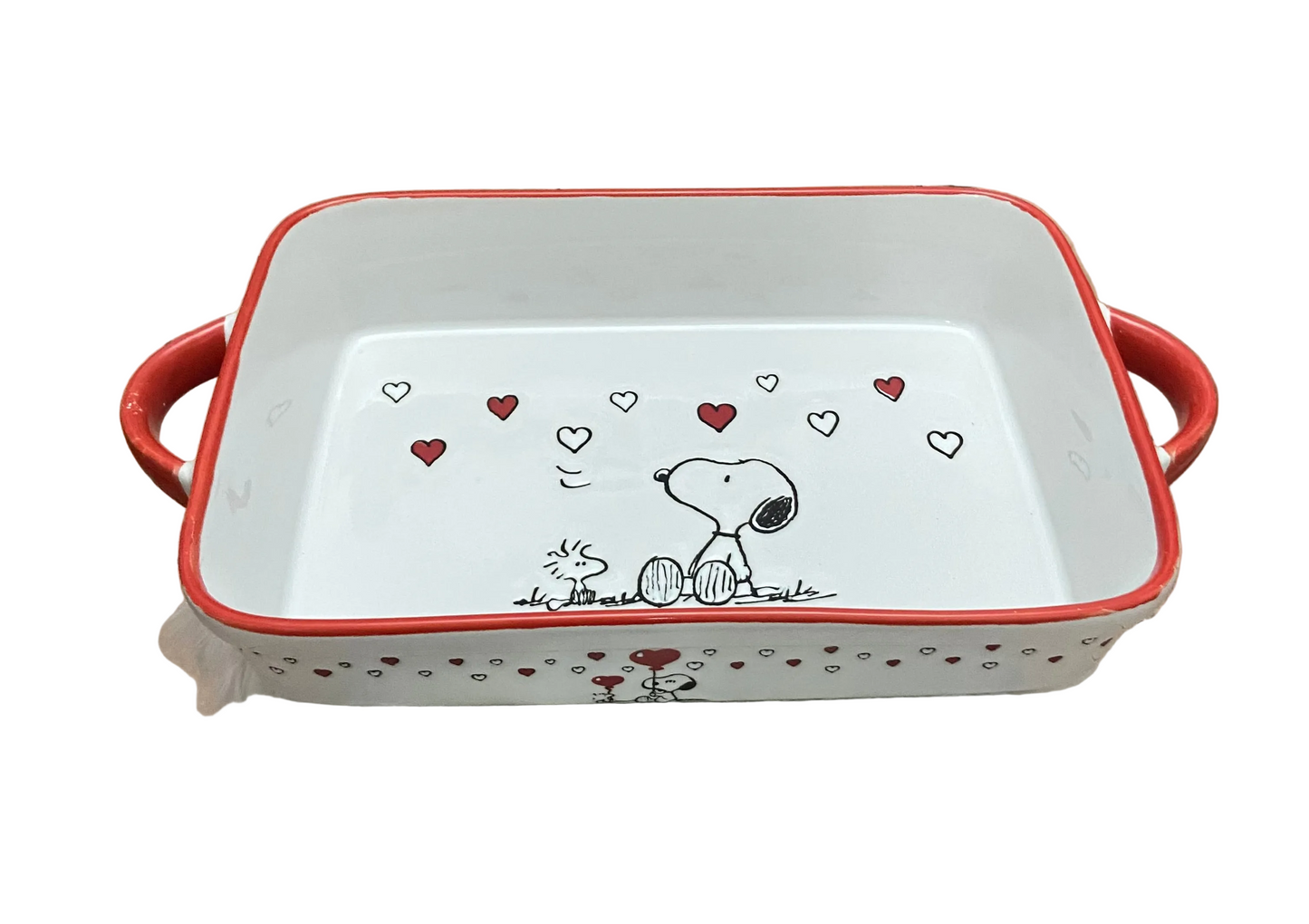 Plato bandeja rectangular Snoopy
