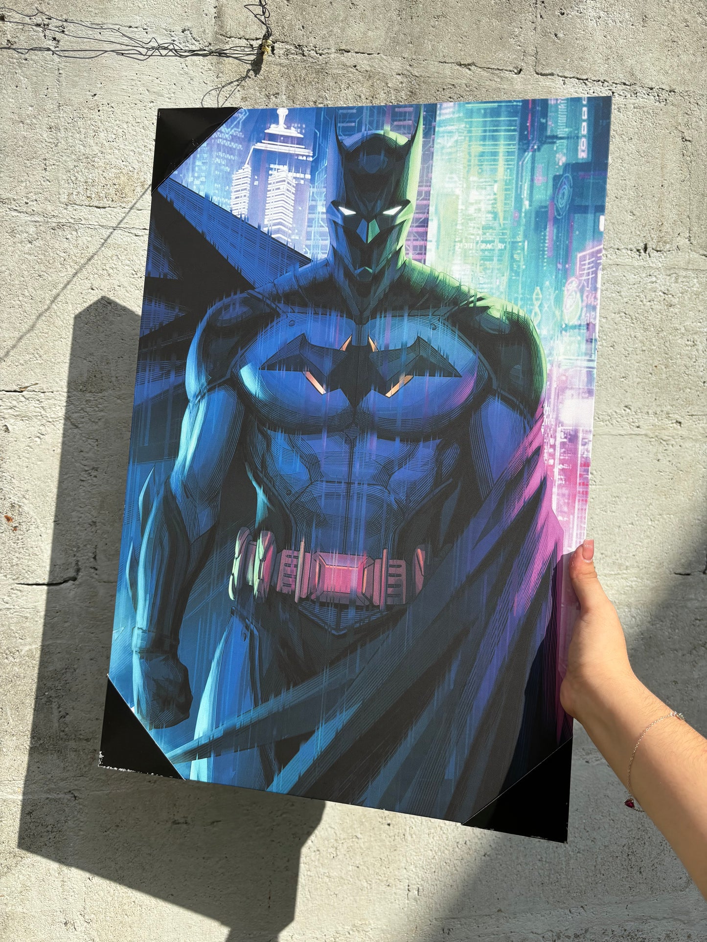 Batman póster en Canva 14x22 pulgadas