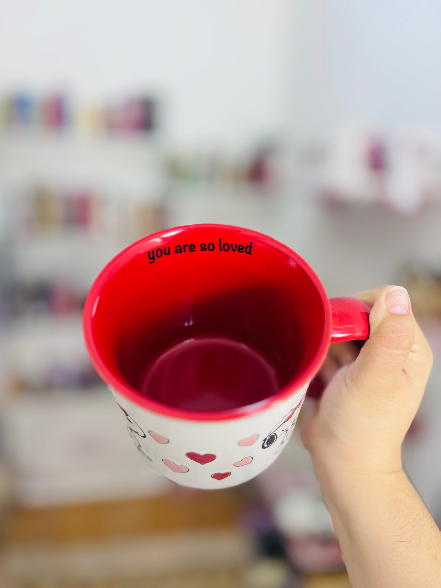 Taza de Snoopy con lentes 590ml