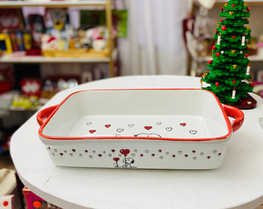 Plato bandeja rectangular Snoopy