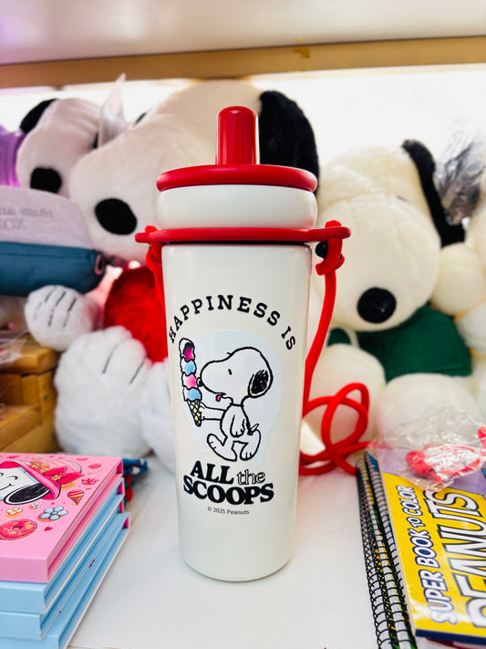Termo de Snoopy con colgante 750ml