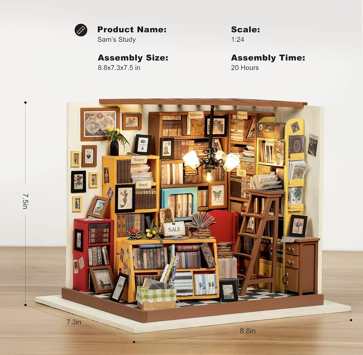 Armable rolife 3D casa miniatura