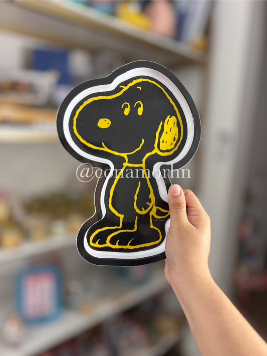 Plato plástico de Snoopy