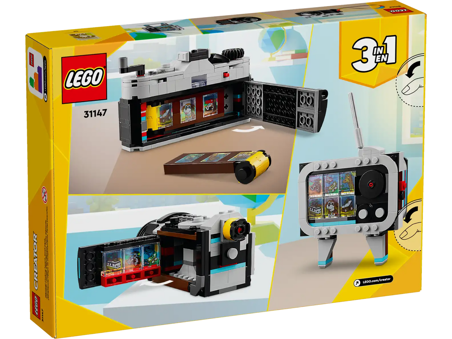 Lego de cámara 3 en 1