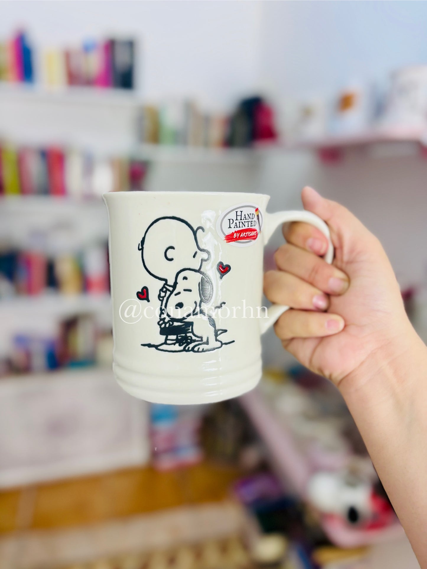 Taza Snoopy con Charlie