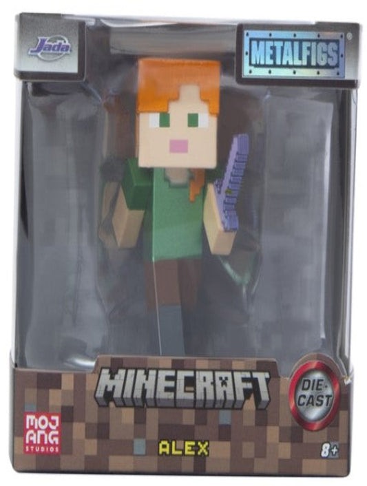 Figura Alex Minecraft de metal