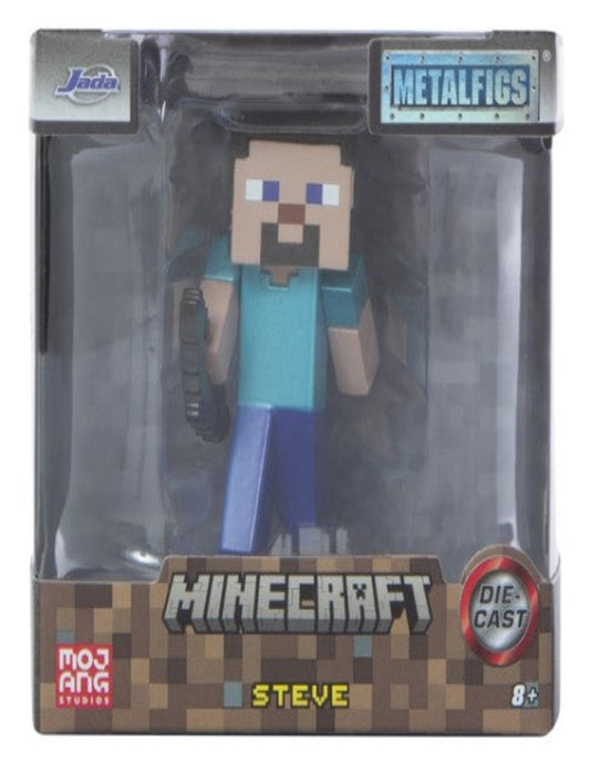 Figura Steve Minecraft de metal