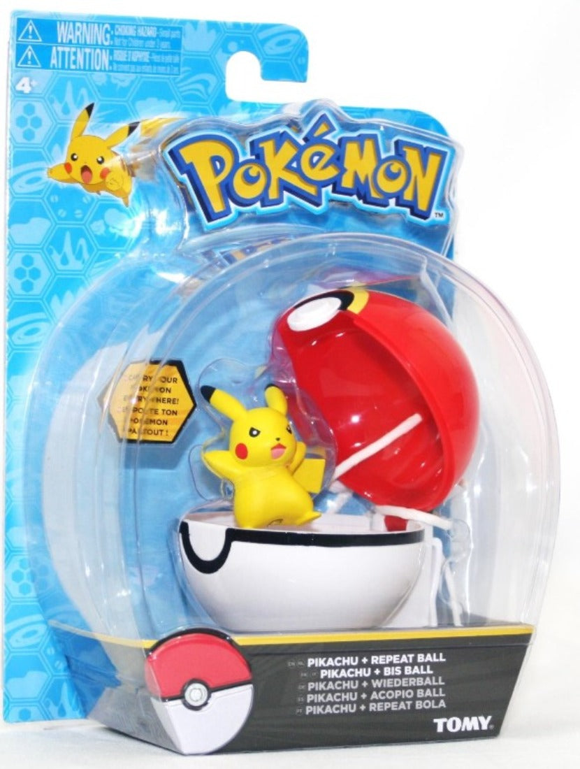 Pokeball y figura Pikachu