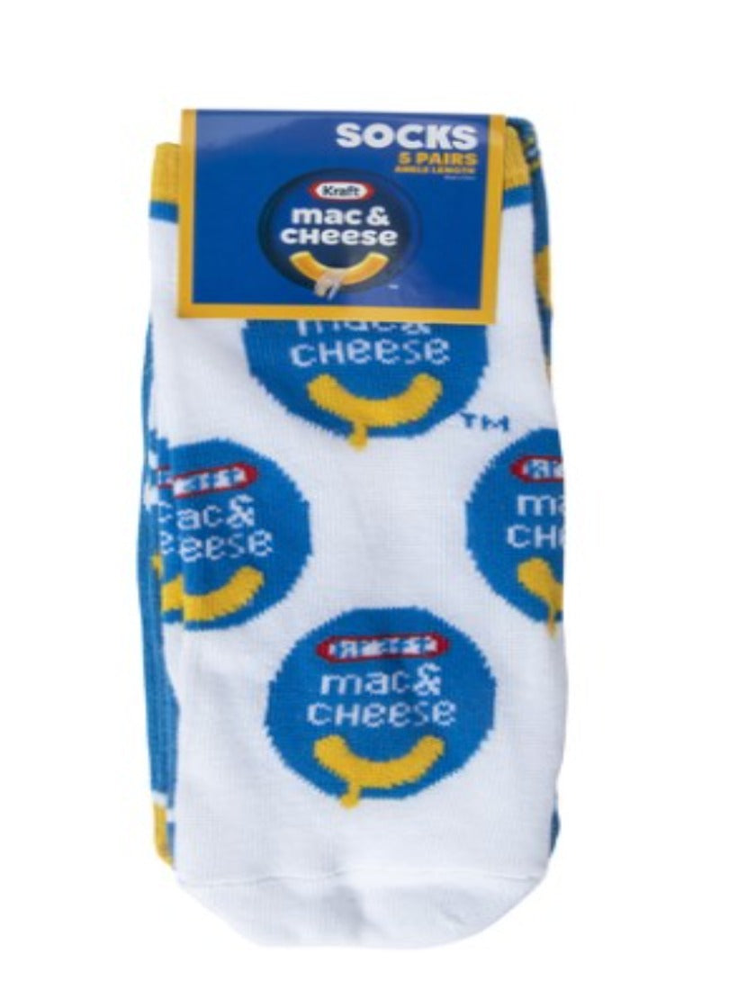 Calcetines tobilleros kraft mac & cheese paquete de 5