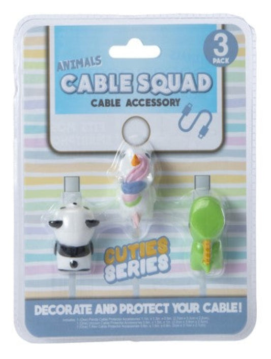 Cable Squad protectores de cable paquete de 3