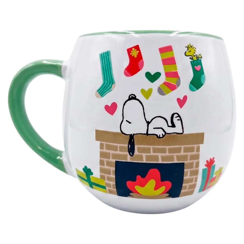 Taza de Snoopy navidad