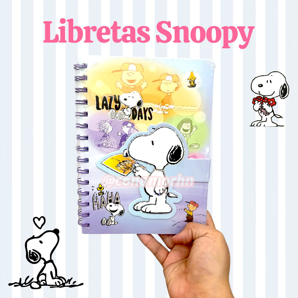 Libreta Snoopy