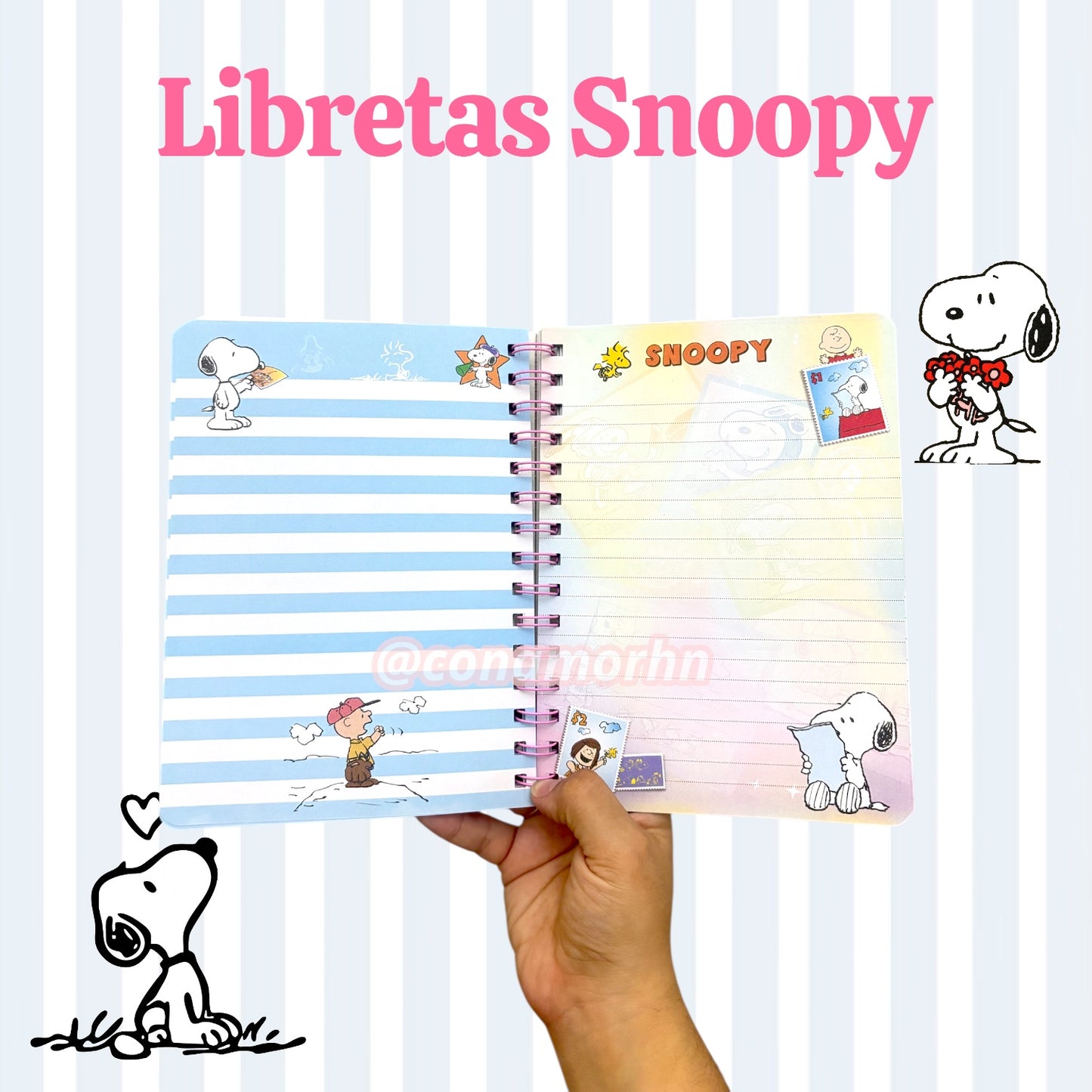 Libreta Snoopy