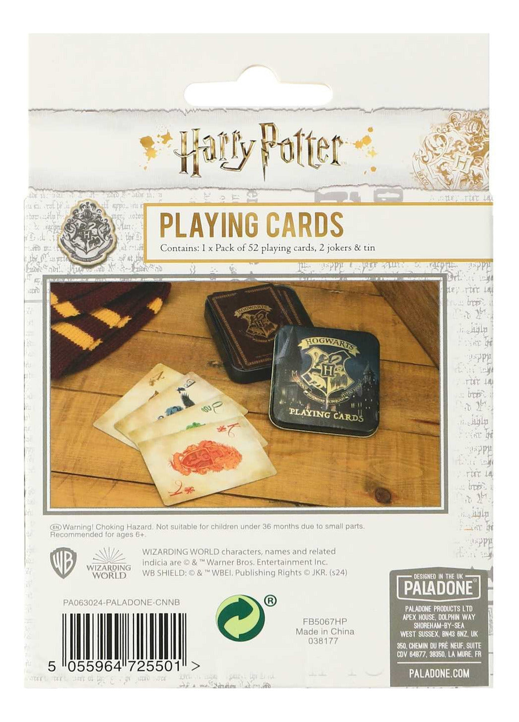 Juego de cartas Naipes Harry Potter