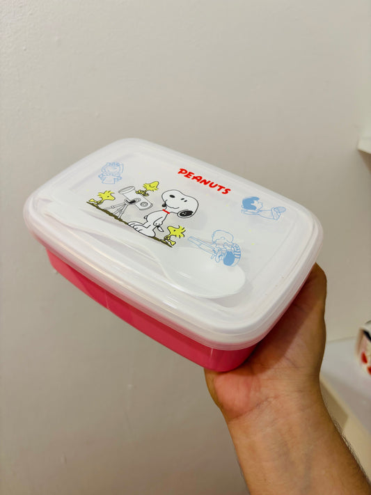 Contenedor plástico Snoopy para comida