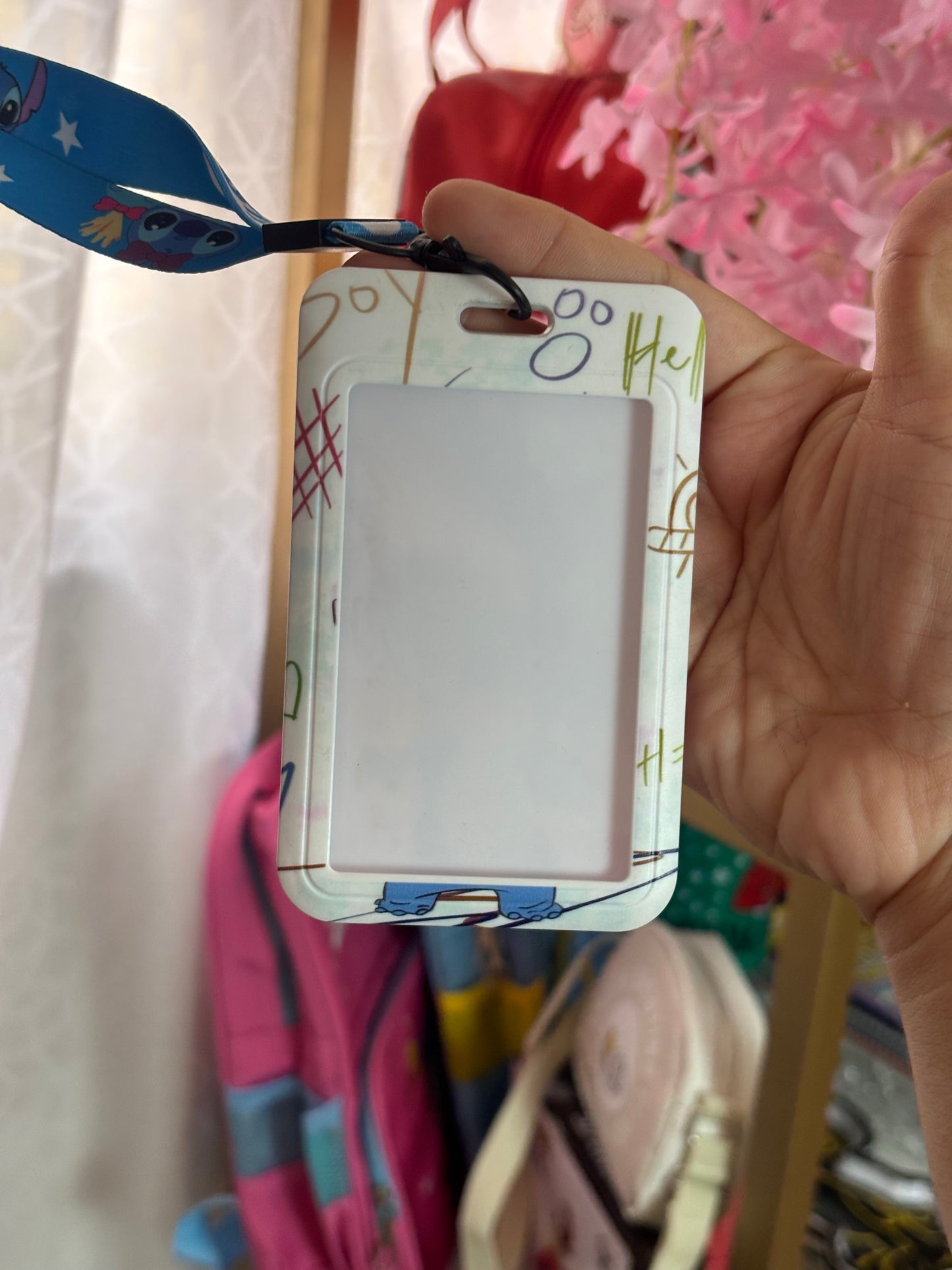 Porta carnet de stitch