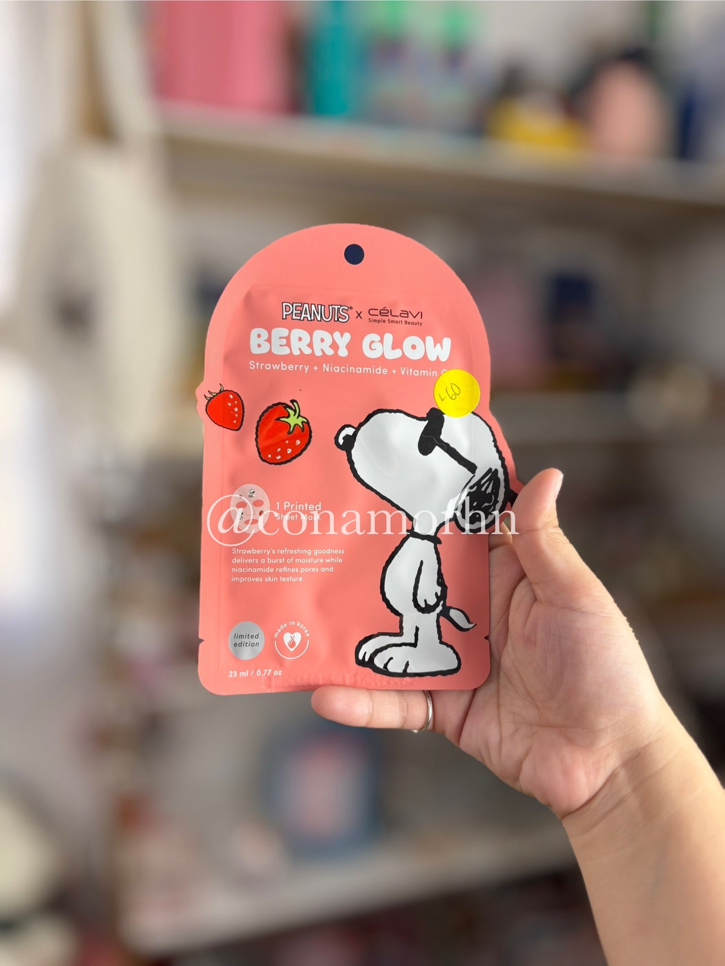 Mascarilla facial Snoopy