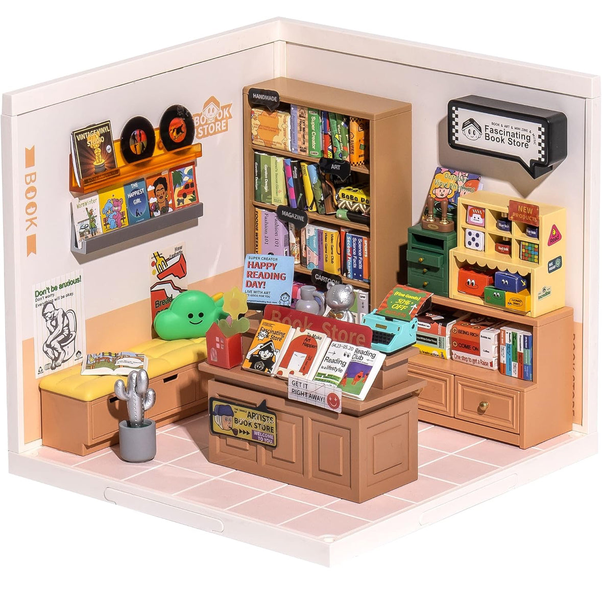 Armable rolife 3D tienda de libros
