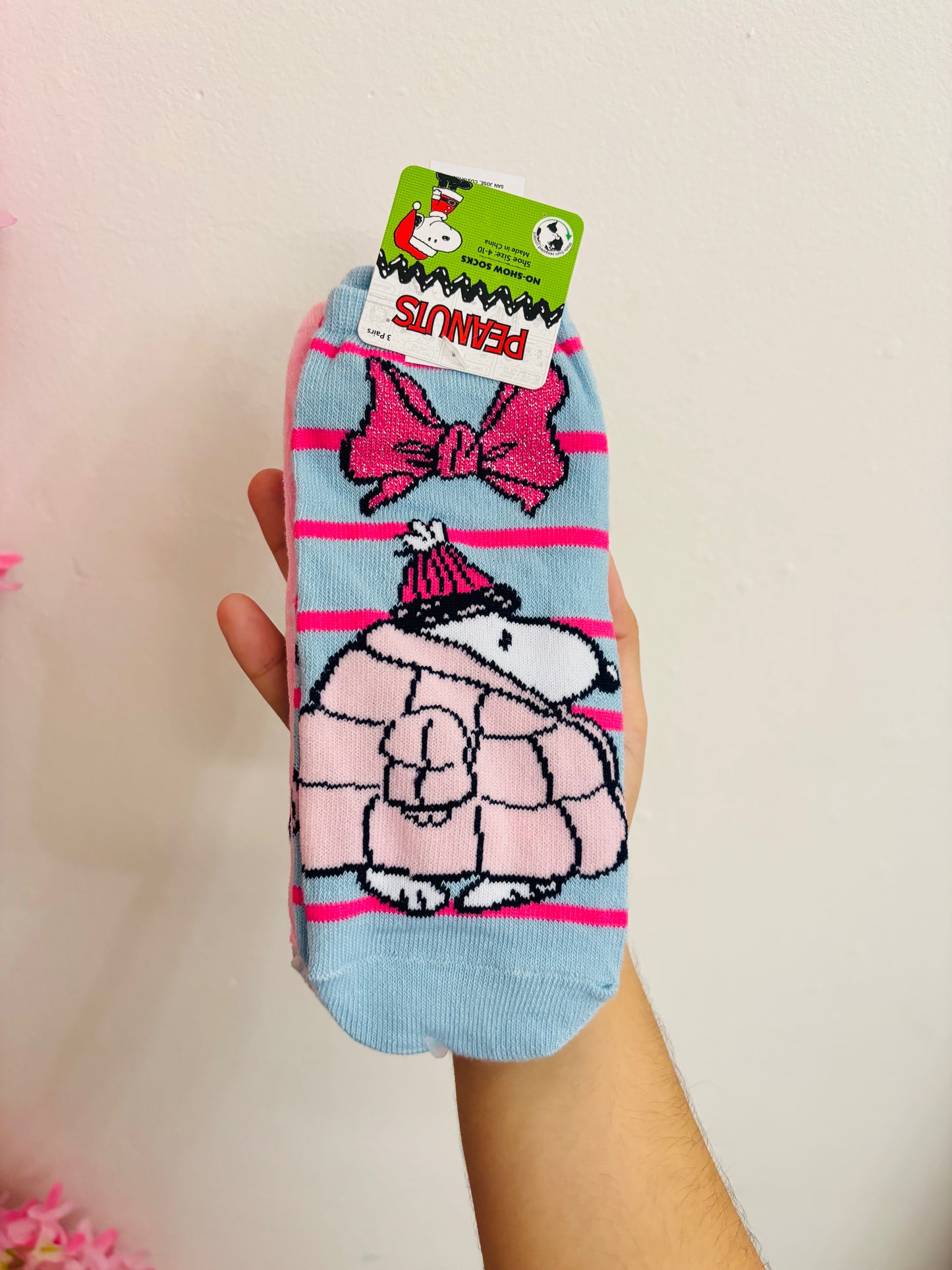 calcetines para mujer Snoopy (3 pares)
