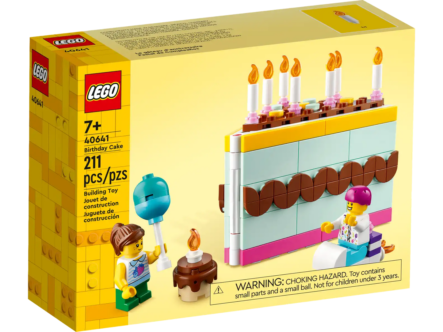 Lego pastel de cumpleaños