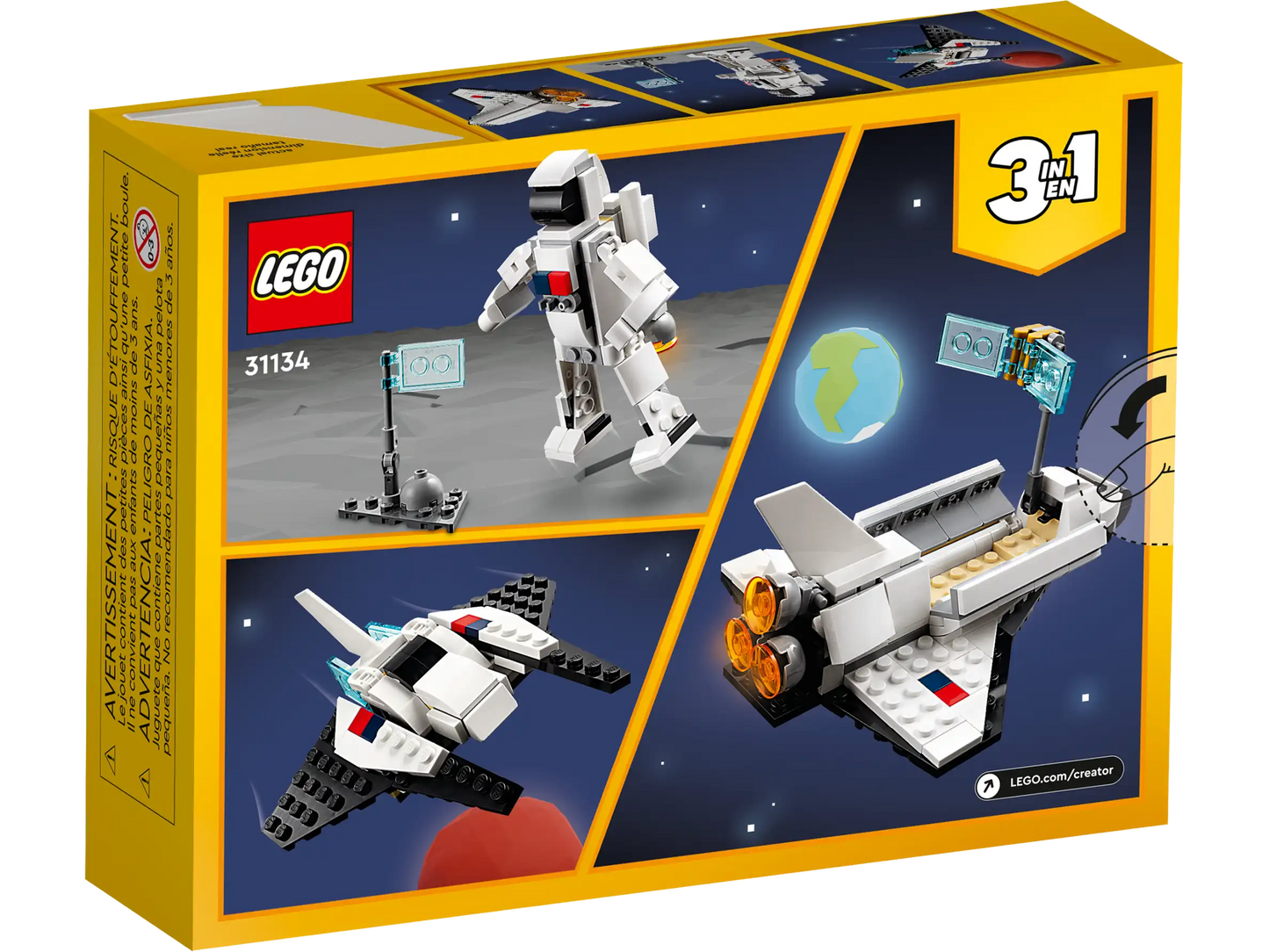 Lego Cohete, 3 en 1