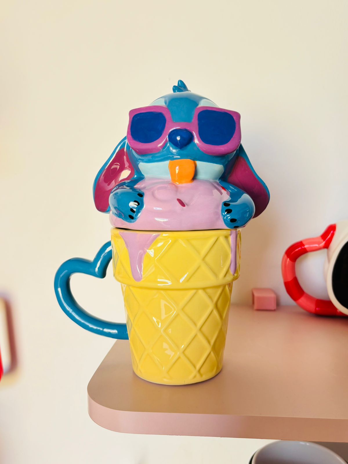 Taza stitch en cono